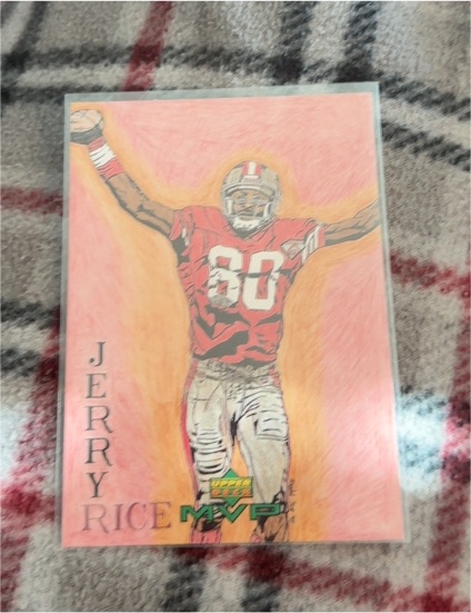 1999 Upper Deck MVP #W27 Jerry Rice — front