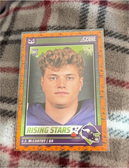 2024 Panini Score-A-Treat #19 J.J. McCarthy — front