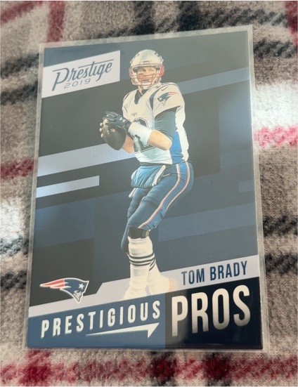2019 Panini Prestige Prestigious Pros #PP-TB Tom Brady — front