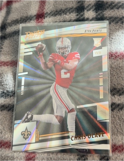 2022 Panini Prestige #310 Chris Olave Xtra Points Rookie Card — front