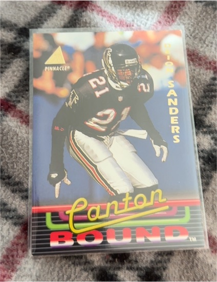 1994 Pinnacle Canton Bound #24 Deion Sanders — front