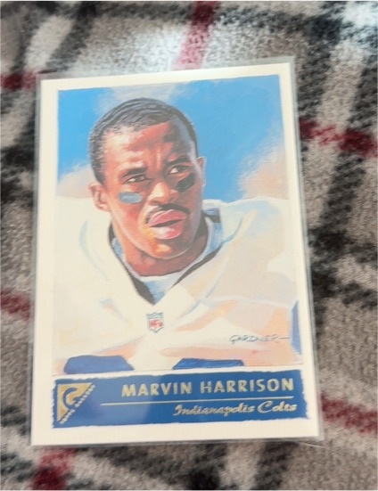 2001 Topps Gallery #72 Marvin Harrison — front