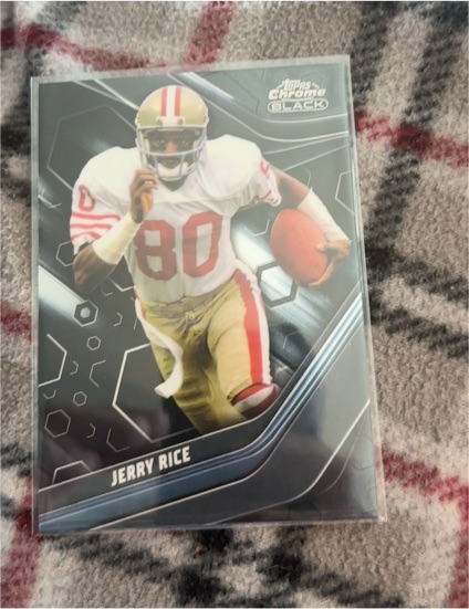 2023 Topps Chrome Black #146 Jerry Rice — front