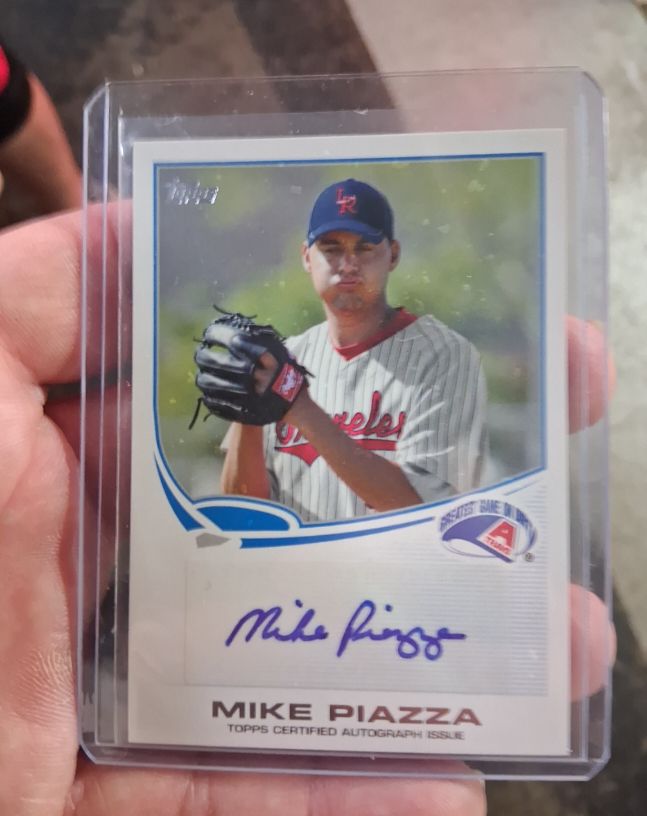 2013 Topps Pro Debut Mike Piazza Autograph #PDAMP — front