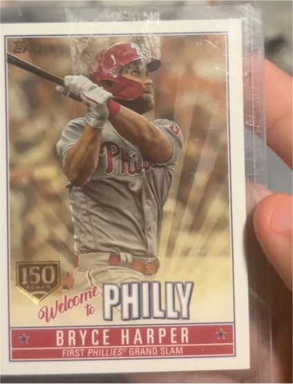 2019 Topps Update #BH-17 Bryce Harper Welcome to Philly — front