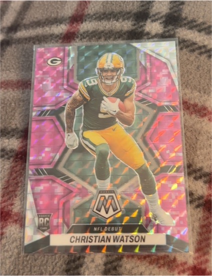 2022 Panini Mosaic #281 Christian Watson — front
