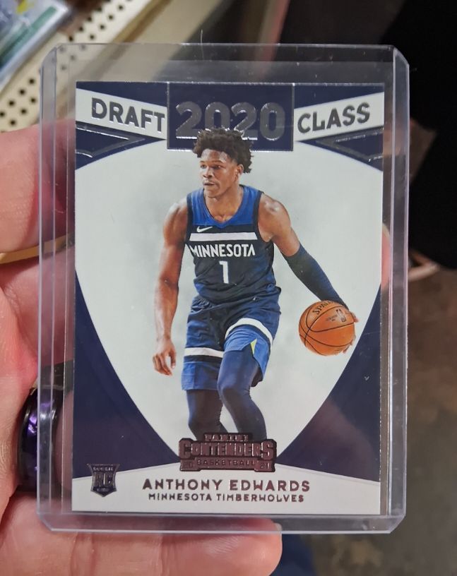 2020-21 Panini Contenders #5 Anthony Edwards — front