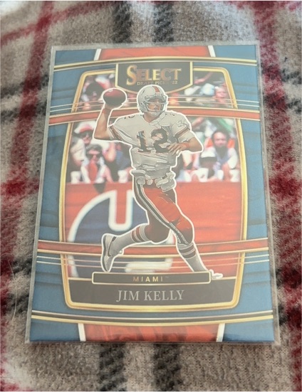 2022 Panini Select Draft Picks #61 Jim Kelly — front