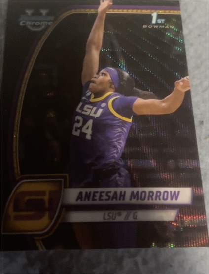 2024-25 Bowman University Chrome #6 Aneesah Morrow — front