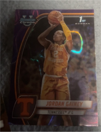 2024-25 Bowman University Chrome #33 Jordan Gainey — front
