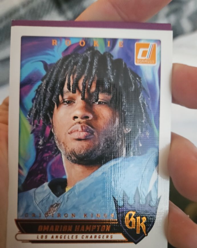 2025 Donruss Gridiron Kings #RGK-OHN Omarion Hampton — front