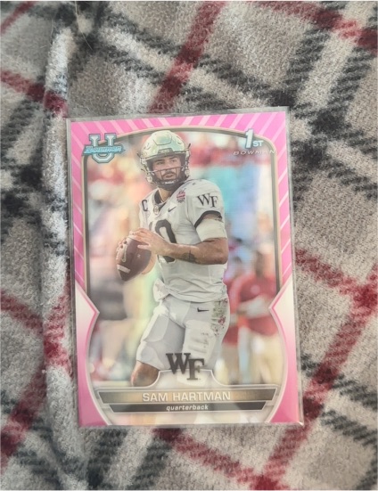 2022 Bowman Chrome University #51 Sam Hartman — front