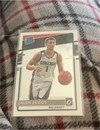 2021-22 Panini Chronicles Draft Picks Donruss Optic #203 Jalen Suggs — front