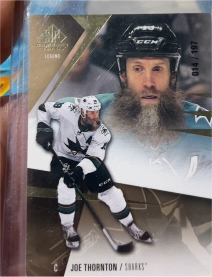 2023-24 Upper Deck SP Game Used #183 Joe Thornton — front