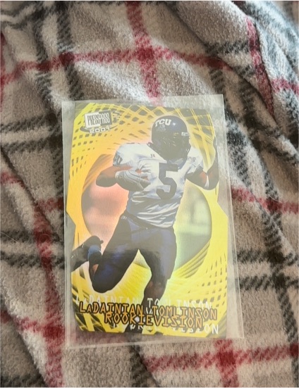 2001 Press Pass Rookie Vision #RV2/12 LaDainian Tomlinson — front