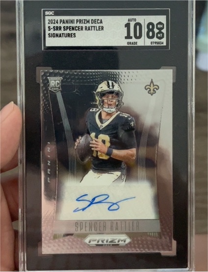 2024 Panini Prizm Deca #S-SRR Spencer Rattler — front