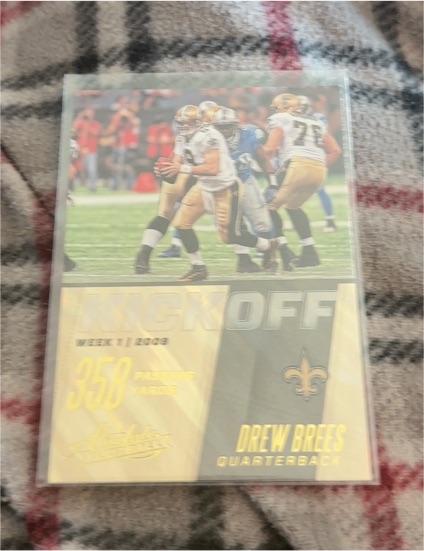 2017 Panini Absolute Kickoff Drew Brees — front
