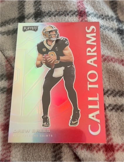 2020 Panini Playoff #CA-8 Drew Brees — front