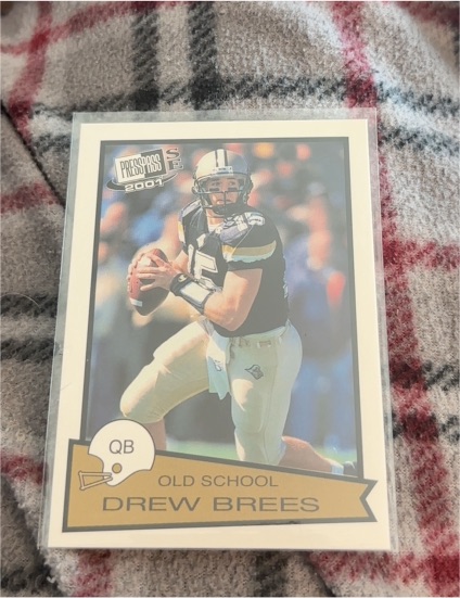 2001 Press Pass SE Old School #OS2 Drew Brees — front