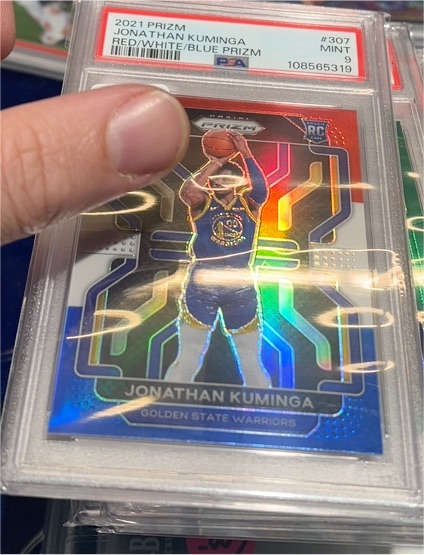 2021-22 Panini Prizm #307 Jonathan Kuminga — front