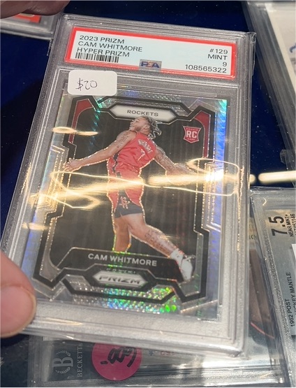 2023 Panini Prizm #129 Cam Whitmore Hyper Prizm — front