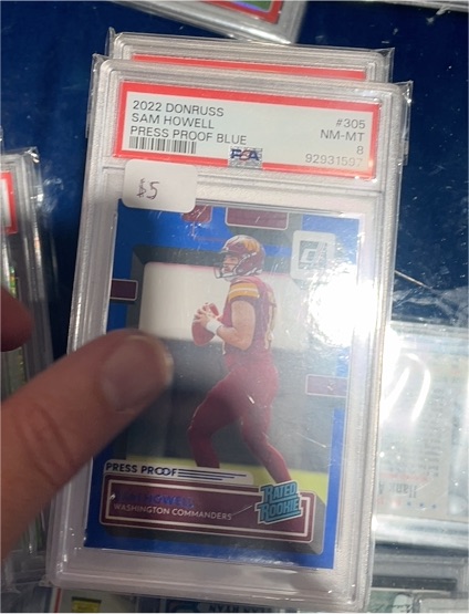 2022 Donruss #305 Sam Howell Press Proof Blue — front