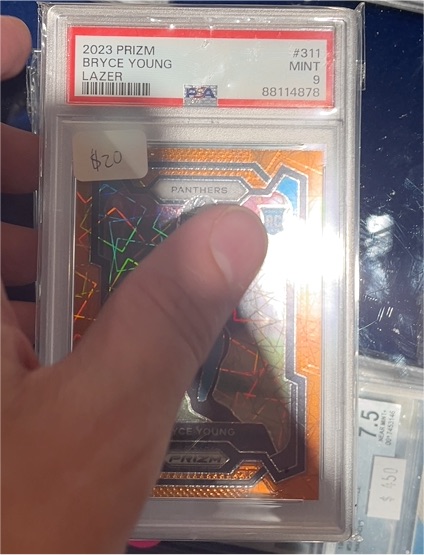 2023 Panini Prizm #311 Bryce Young Lazer — front