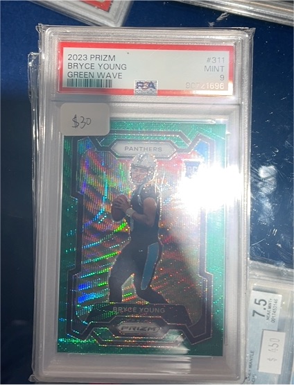 2023 Panini Prizm #311 Bryce Young Green Wave — front