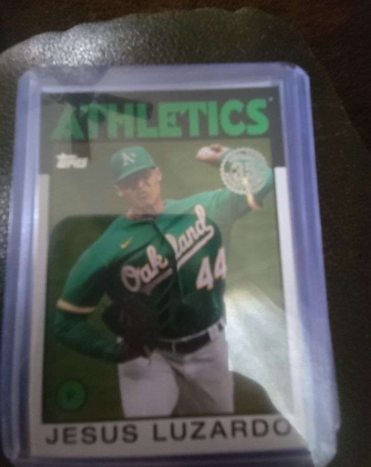 2021 Topps Series 1 1986 Topps Insert #86B-38 Jesus Luzardo — front