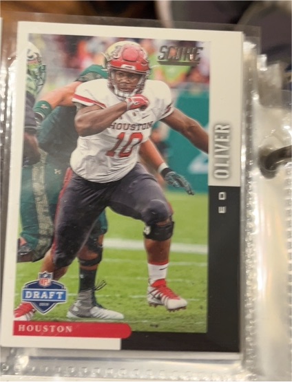 2019 Panini Score NFL Draft #DFT-17 Ed Oliver — front
