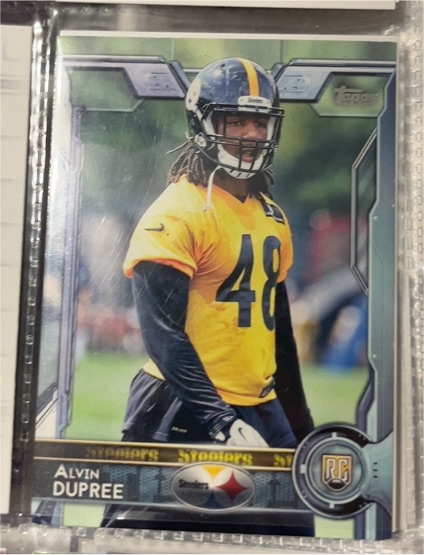 2015 Topps #489 Alvin Dupree — front