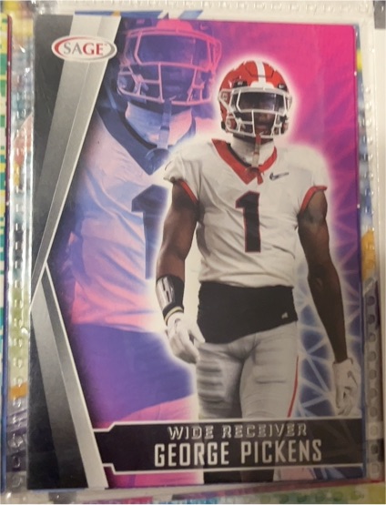 2022 SAGE #154 George Pickens — front