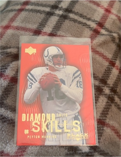 2000 Upper Deck Black Diamond #DS7 Peyton Manning — front