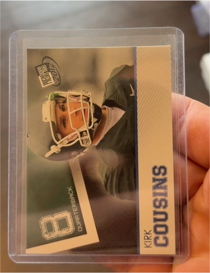 2012 Press Pass #8 Kirk Cousins — front