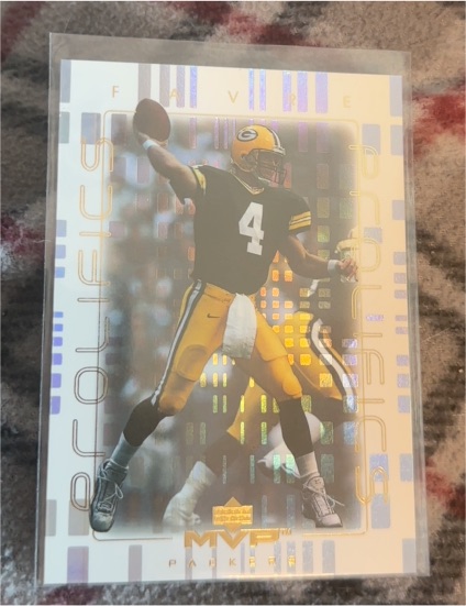 2000 Upper Deck MVP #P1 Brett Favre Prolifics — front