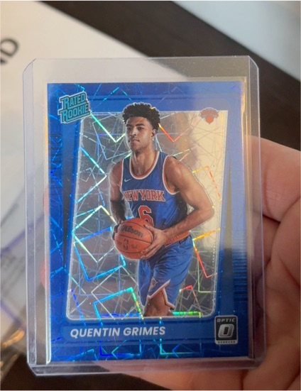 2021-22 Donruss Optic #166 Quentin Grimes — front