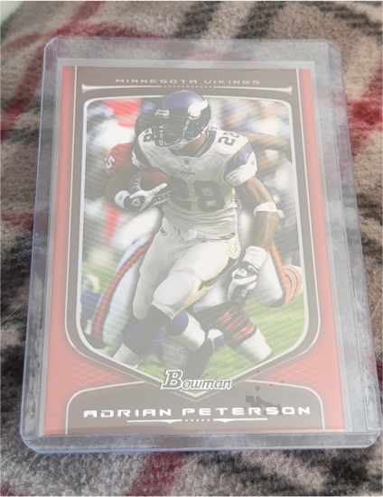 2009 Bowman #30 Adrian Peterson — front