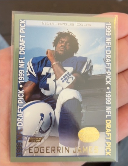 1999 Topps #339 Edgerrin James Rookie — front