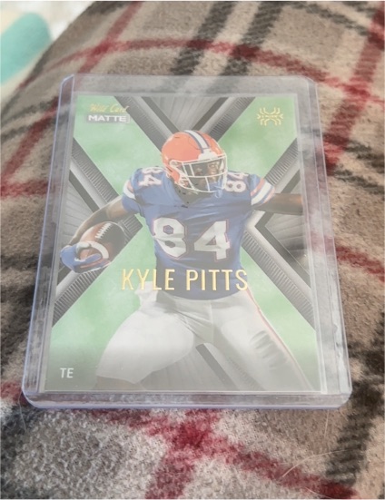 2021 Wild Card Matte X-Plode #MXP-5 Kyle Pitts — front