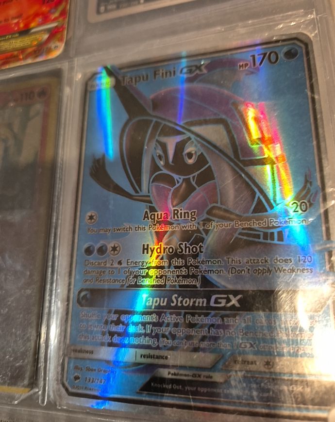 2017 Pokemon Sun & Moon Burning Shadows #133 Tapu Fini GX — front