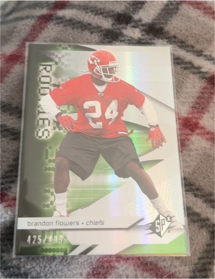 2008 Upper Deck SPx #97 Brandon Flowers — front