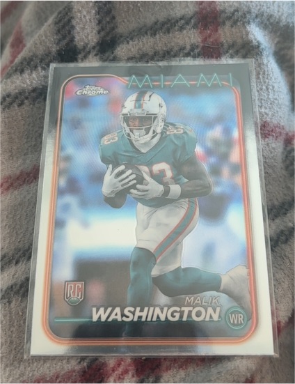 2024 Topps Chrome #254 Malik Washington — front