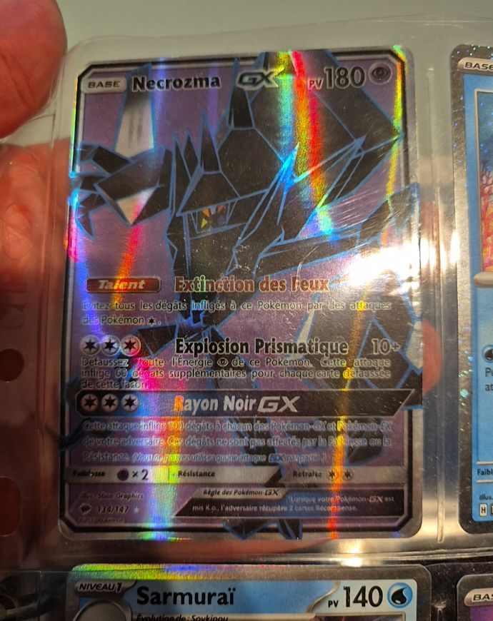2017 Pokémon Burning Shadows #134 Necrozma GX — front