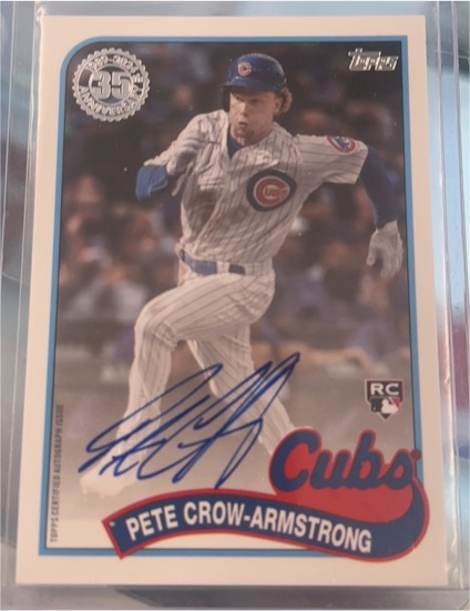 2024 Topps 35th Anniversary 1989 #89BA-PC Pete Crow-Armstrong — front