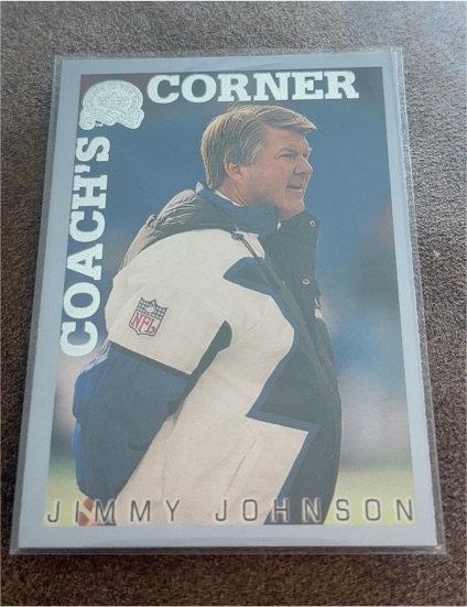 2000 Fleer Greats of the Game Coach's Corner #Jimmy Johnson — front