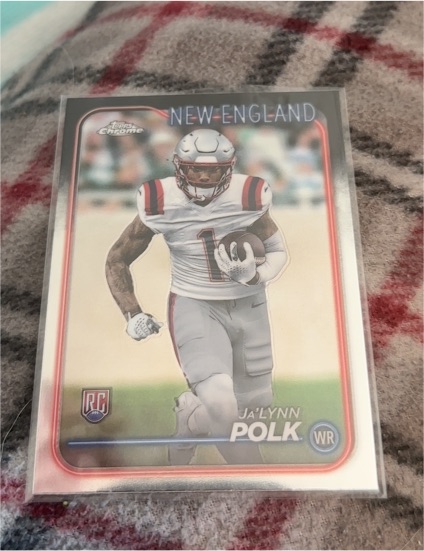 2024 Topps Chrome #220 Ja'Lynn Polk — front