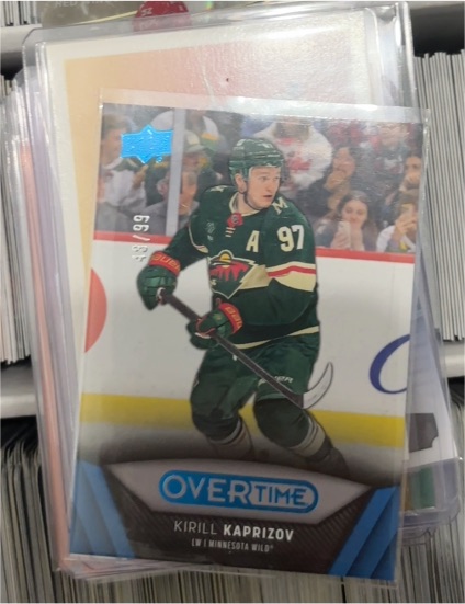 2024-25 Upper Deck Overtime Blue #50 Kirill Kaprizov — front