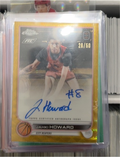 2022-23 Topps Chrome Overtime Elite #1 Jahki Howard — front