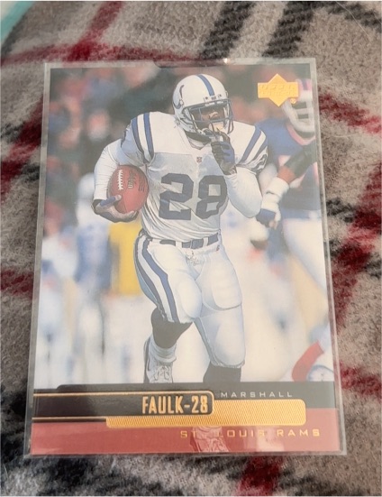 1999 Upper Deck #175 Marshall Faulk — front