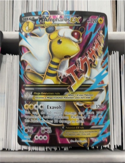 2015 Pokémon XY Ancient Origins #88 M Ampharos EX — front